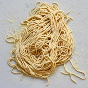 Square photo vegan pasta