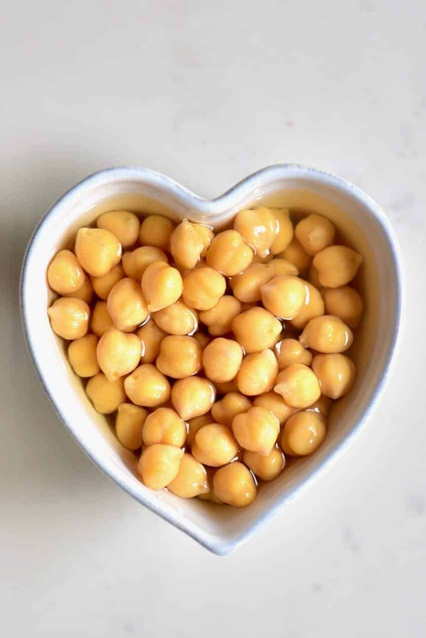 Soaked chickpeas