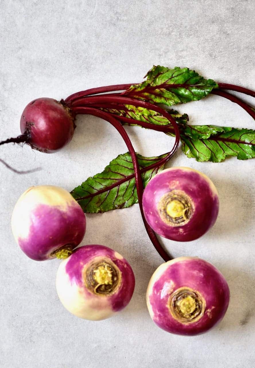 Turnips and beetroot