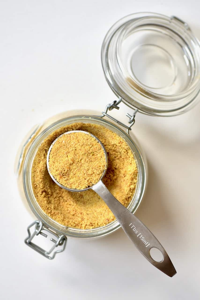 A tablespoon of ground golden Flaxseed