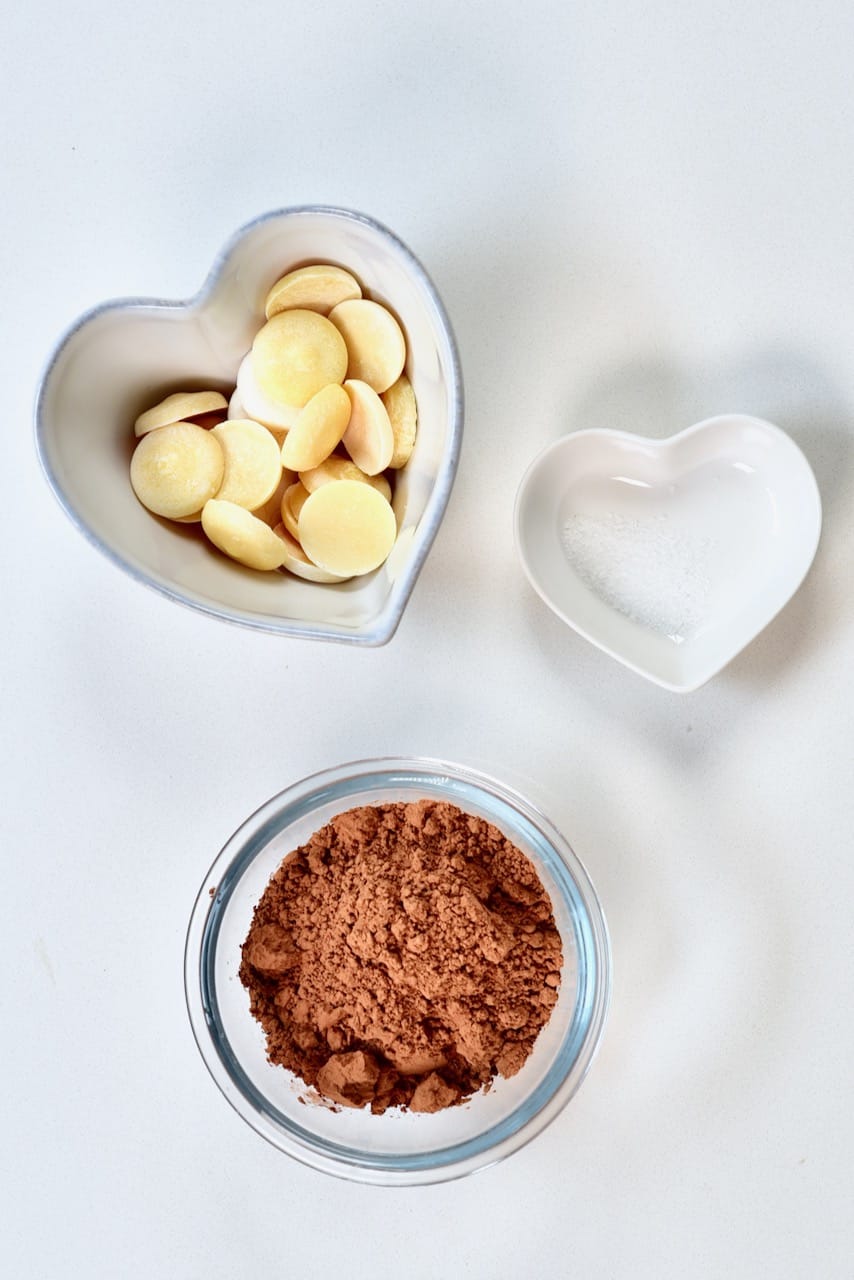 cacao butter cacao powder and sea salt