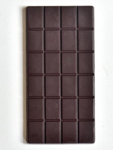 dark chocolate bar square