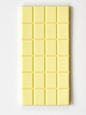 white chocolate bar square