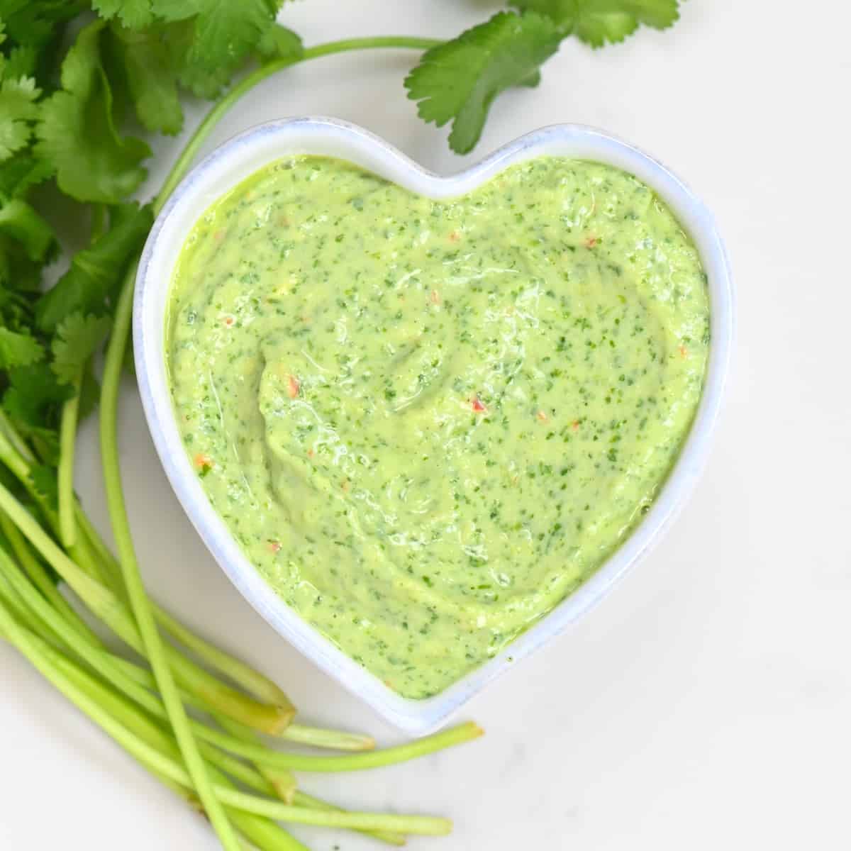Avocado Cilantro Sauce (Dipping Sauce)-image