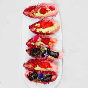 Healthy Berry Lettuce Wraps Square photo