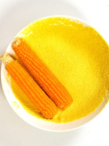 Homemade corn flour square