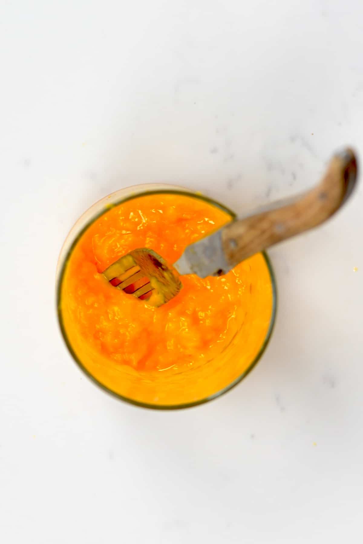 Mango Puree in a glass