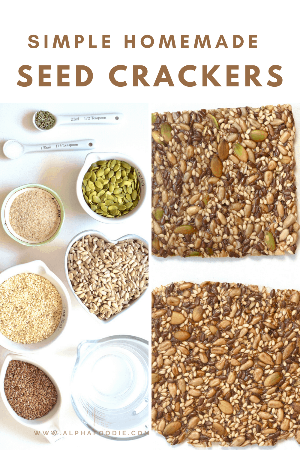 The Best Seed Cracker Recipe (GF, Vegan, Keto) Alphafoodie