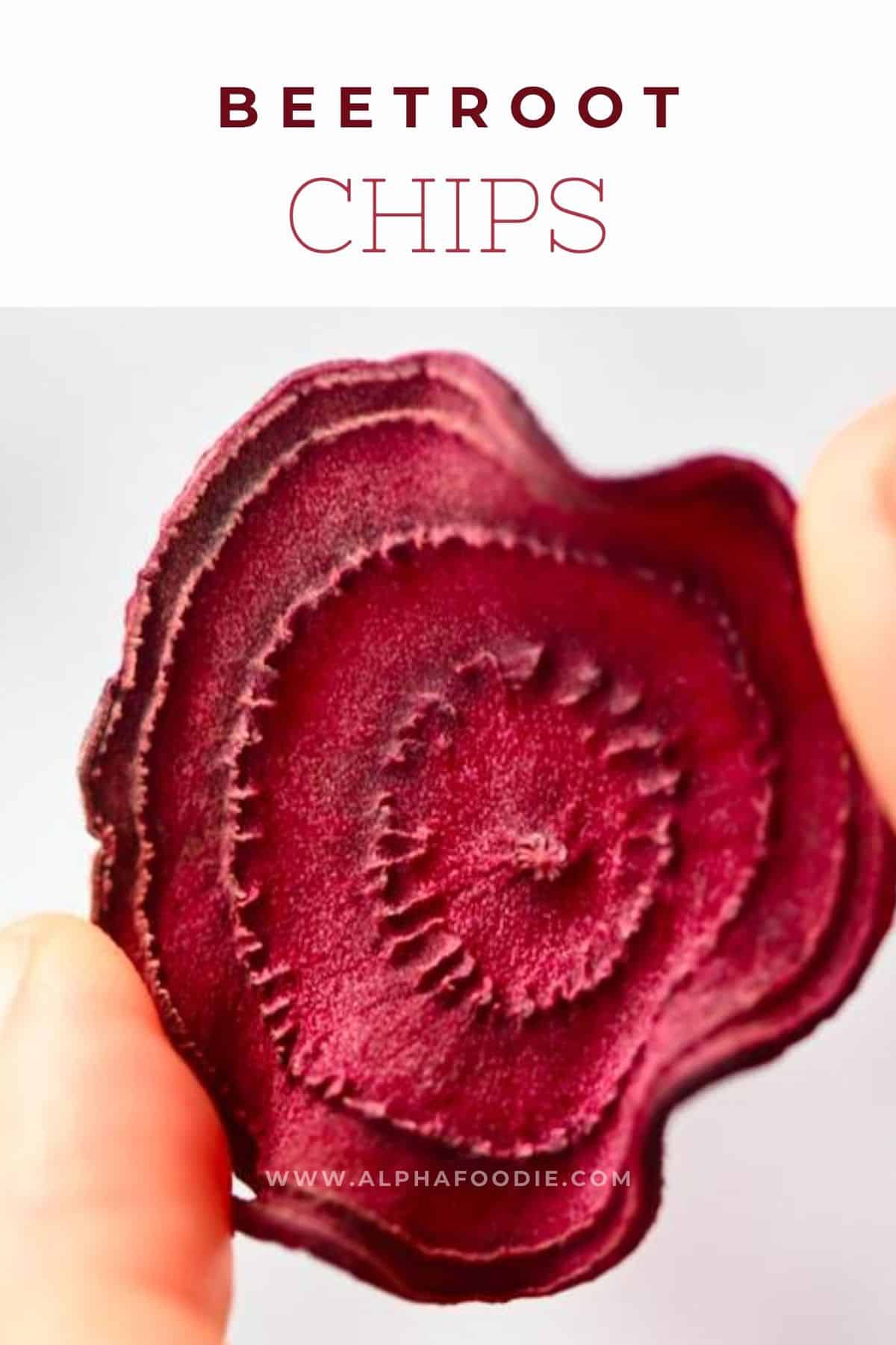 How to Make Beetroot Chips (Baked or Dehydrated) Alphafoodie