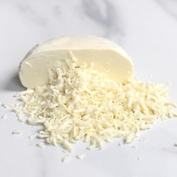 Homemade mozzarella cheese