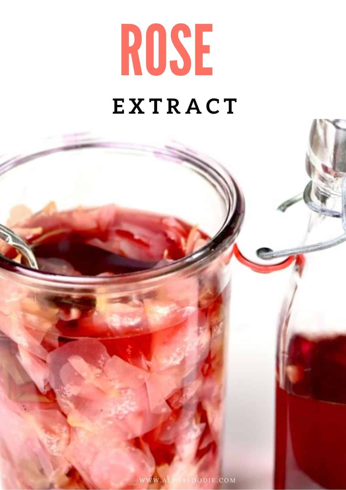 How To Make Rose Extract (Rose Essence) Alphafoodie