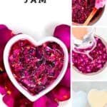 Steps to making Rose Jam