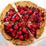 raspberry granola pizza