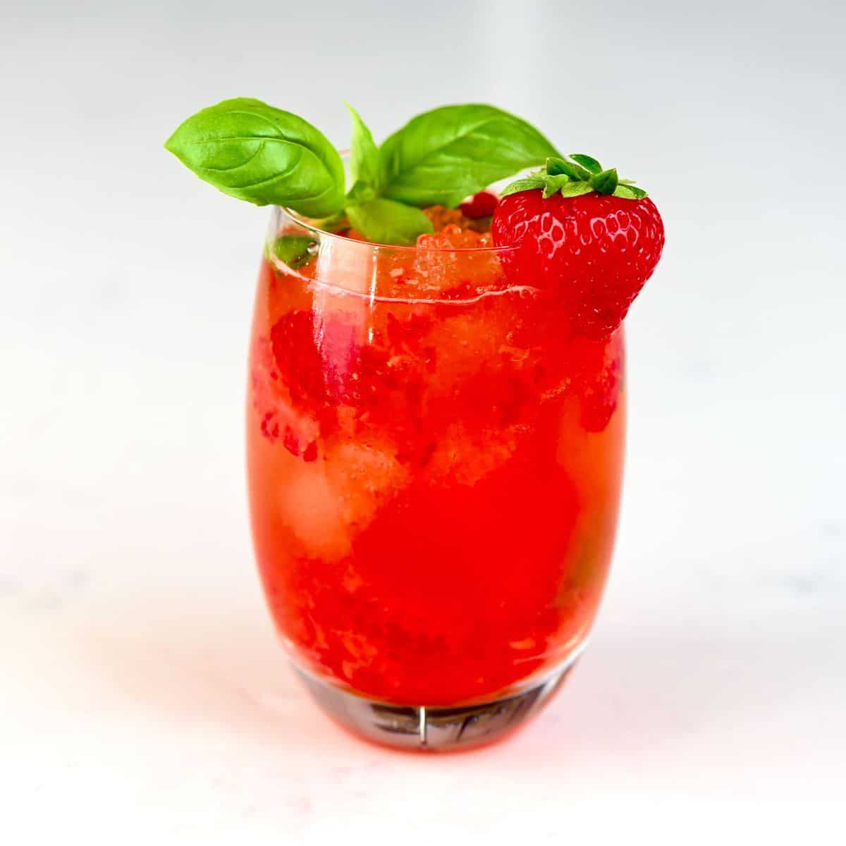 strawberry mocktail