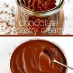 making Chocolate Pastry Cream