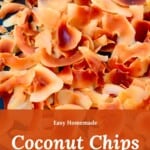 Baked coconut chips