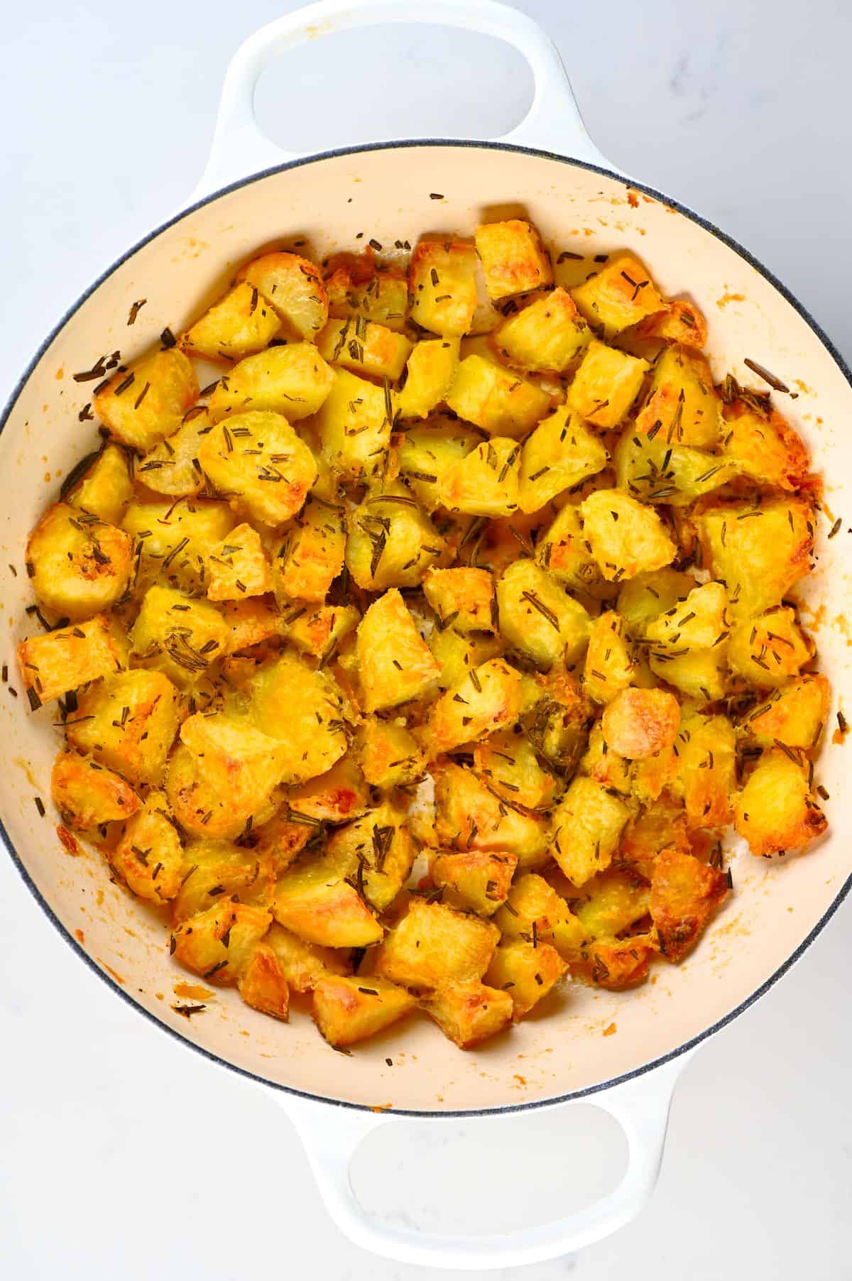 Roasted Potatoes in a pan
