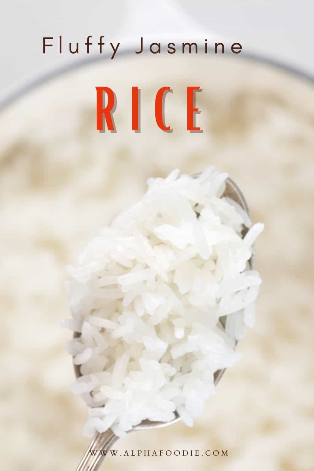 Fluffy Perfect Jasmine Rice (Stovetop method) Alphafoodie