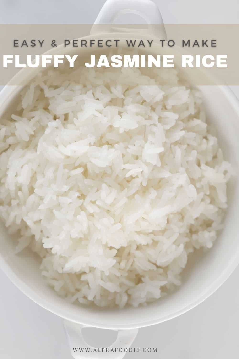 Fluffy Perfect Jasmine Rice (Stovetop method) Alphafoodie