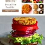 Steps to making Mushroom Bun Burger