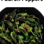 Padron Peppers in a pan