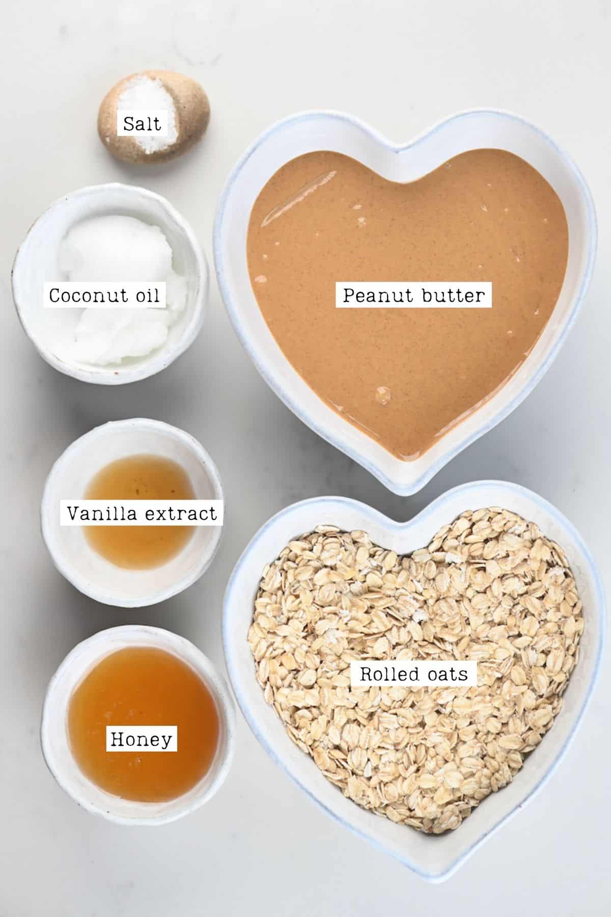 Peanut Butter Bars Ingredients