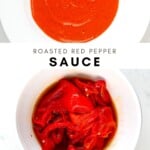 Steps for making Roasted Red Pepper Sauce