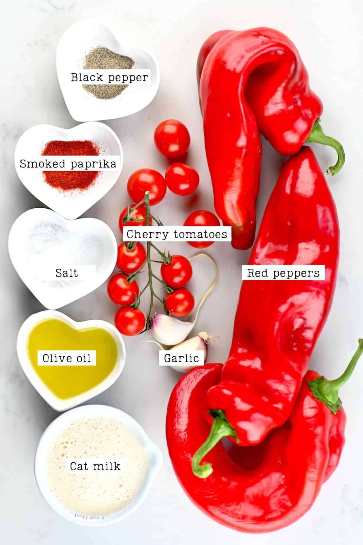 Roasted Red Pepper Sauce Ingredients