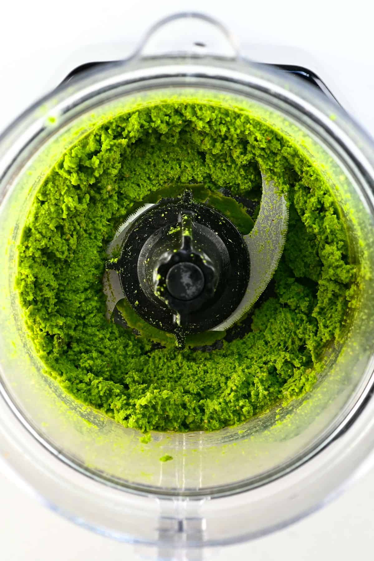 Thai Green Curry Paste in a blender