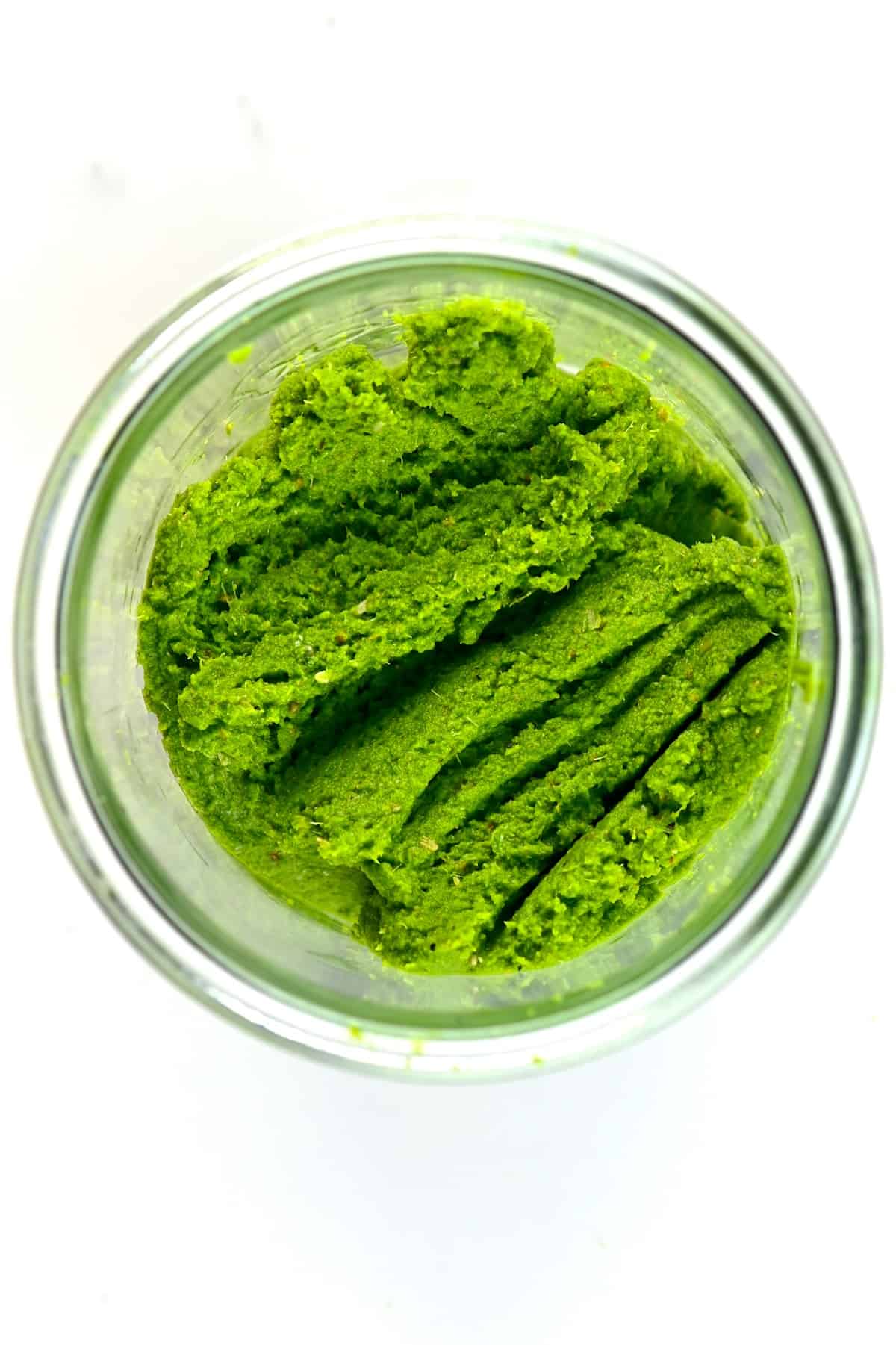An open jar with Thai Green Curry Paste
