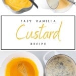 Making Vanilla Custard