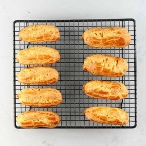 choux pastry square photo