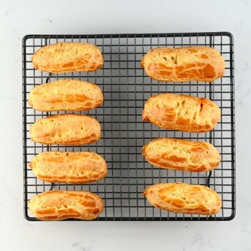 choux pastry square photo