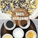 Steps for making bagel seasoning