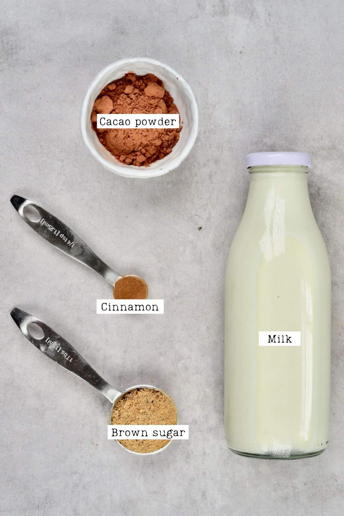 Hot chocolate Ingredients