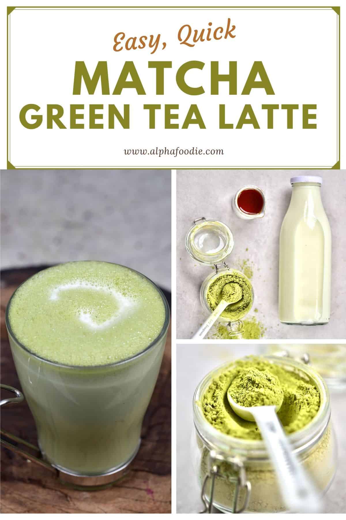 How To Make Matcha Green Tea Latte Alphafoodie