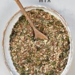 A bowl with omega seed mix