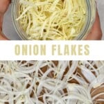 Steps for making onion Flakes