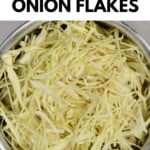 Onion flakes