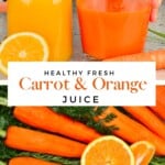 Steps to making Orange Carrot Juice