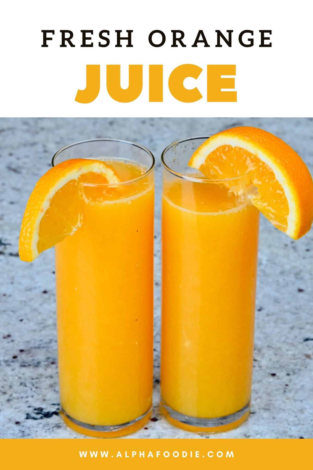 How to Make Orange Juice (3 methods) Alphafoodie