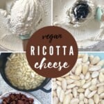 Steps for making Vegan Ricotta Cheese