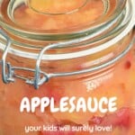 Applesauce in a jar