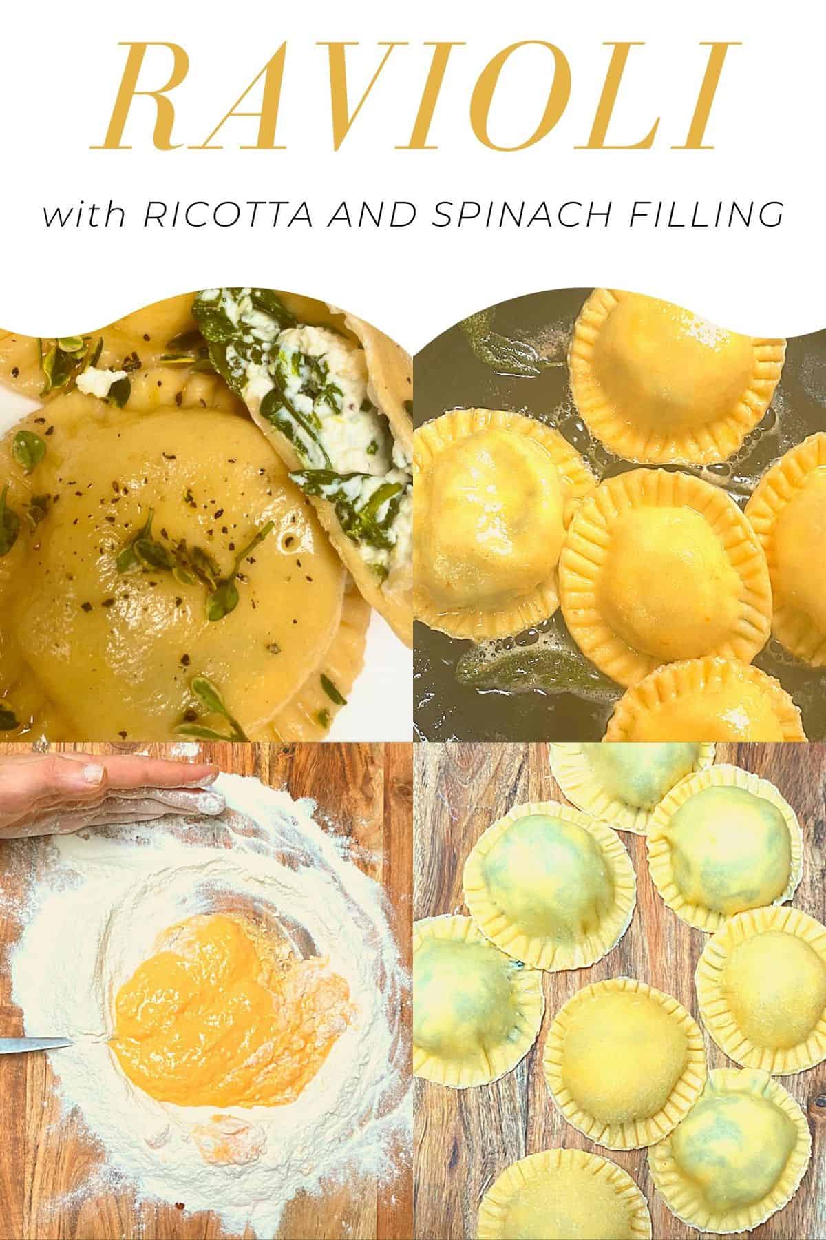 Homemade Ricotta And Spinach Ravioli - Alphafoodie