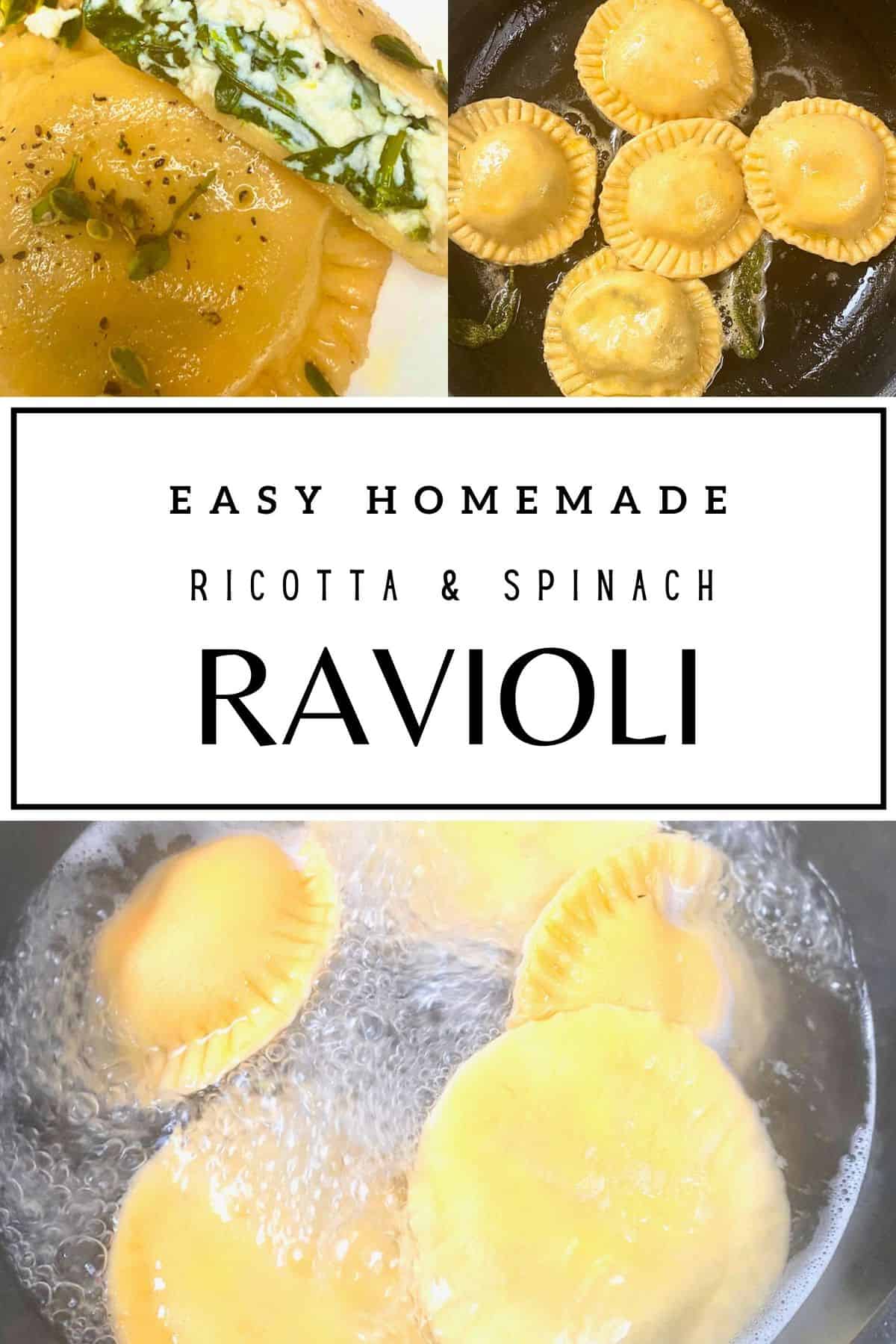 Homemade Ricotta And Spinach Ravioli - Alphafoodie