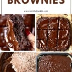 Steps for making fudgy brownies