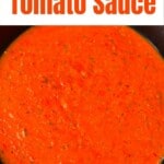 Oven roasted tomato sauce
