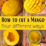 Different ways to open mango