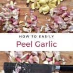 Methods for how to peel garlic