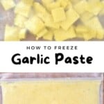 How to freeze garlic in bags